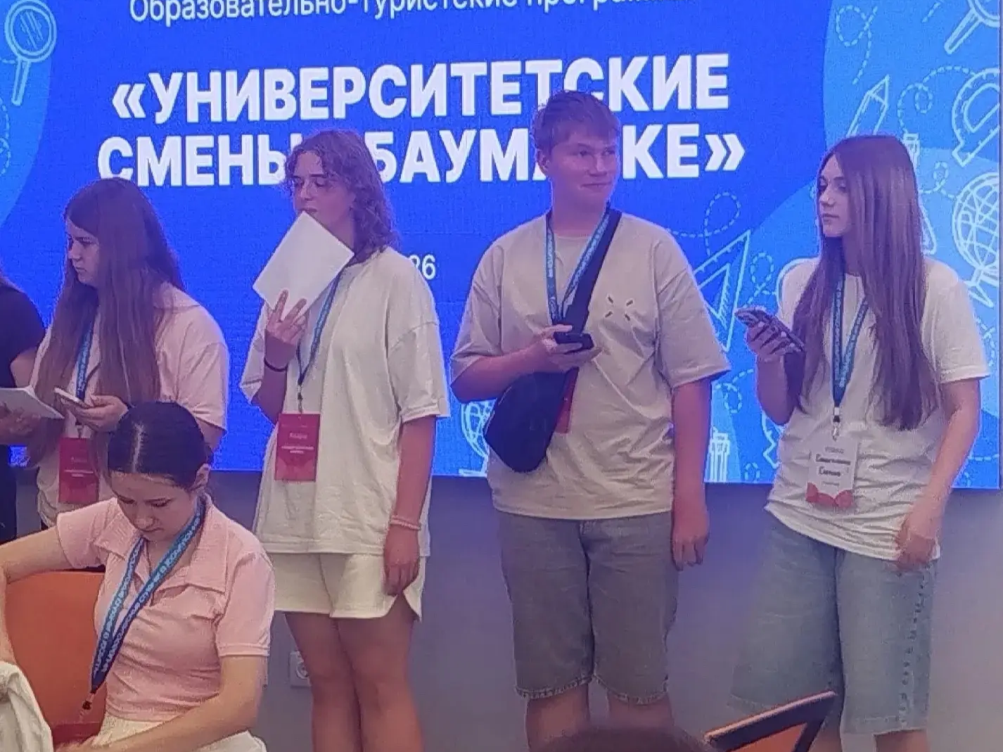 Школьница из МБОУ Лопатенская СОШ  в гостях у Бауманки.